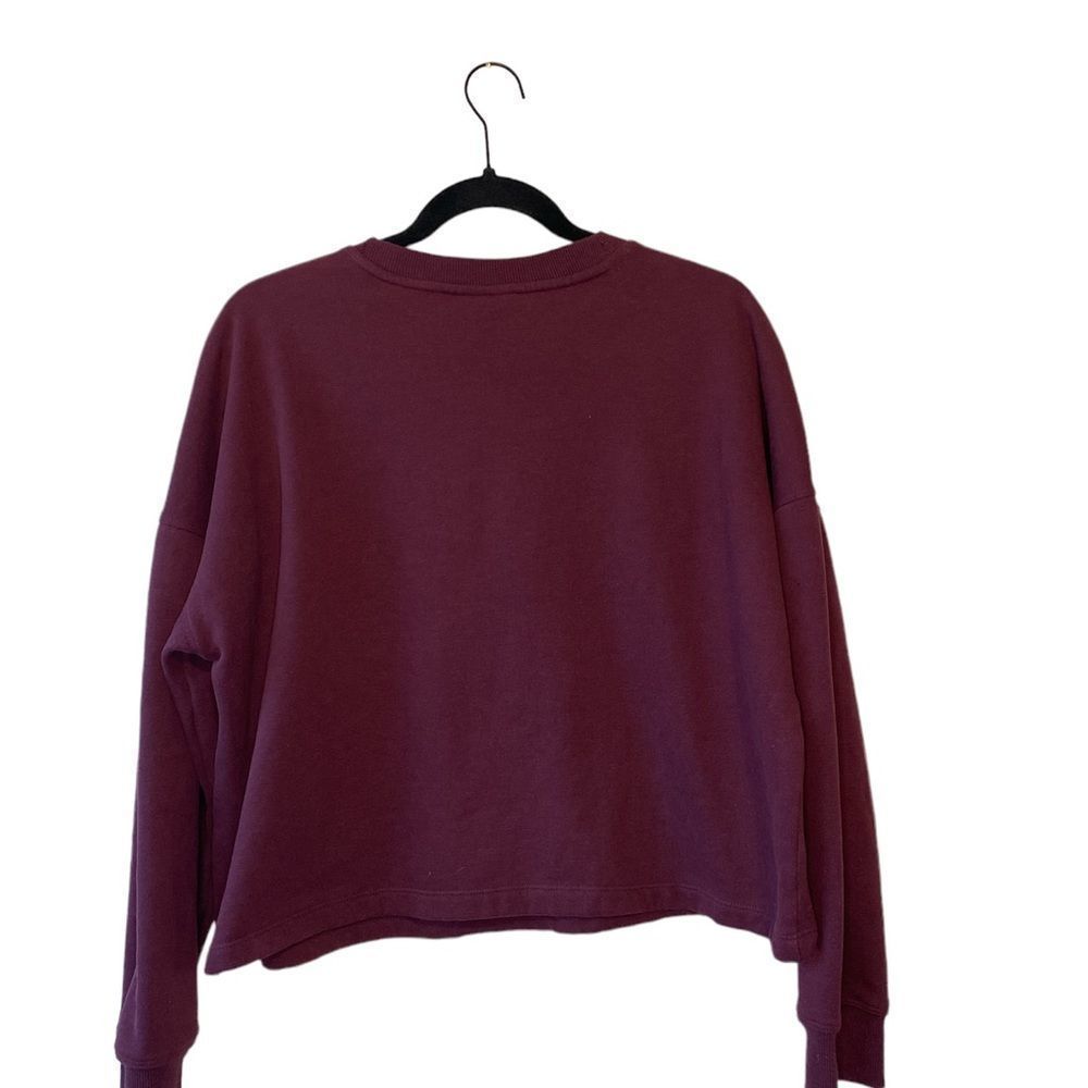 Performance Logo Mock Neck Cropped Sweatshirt - image 3